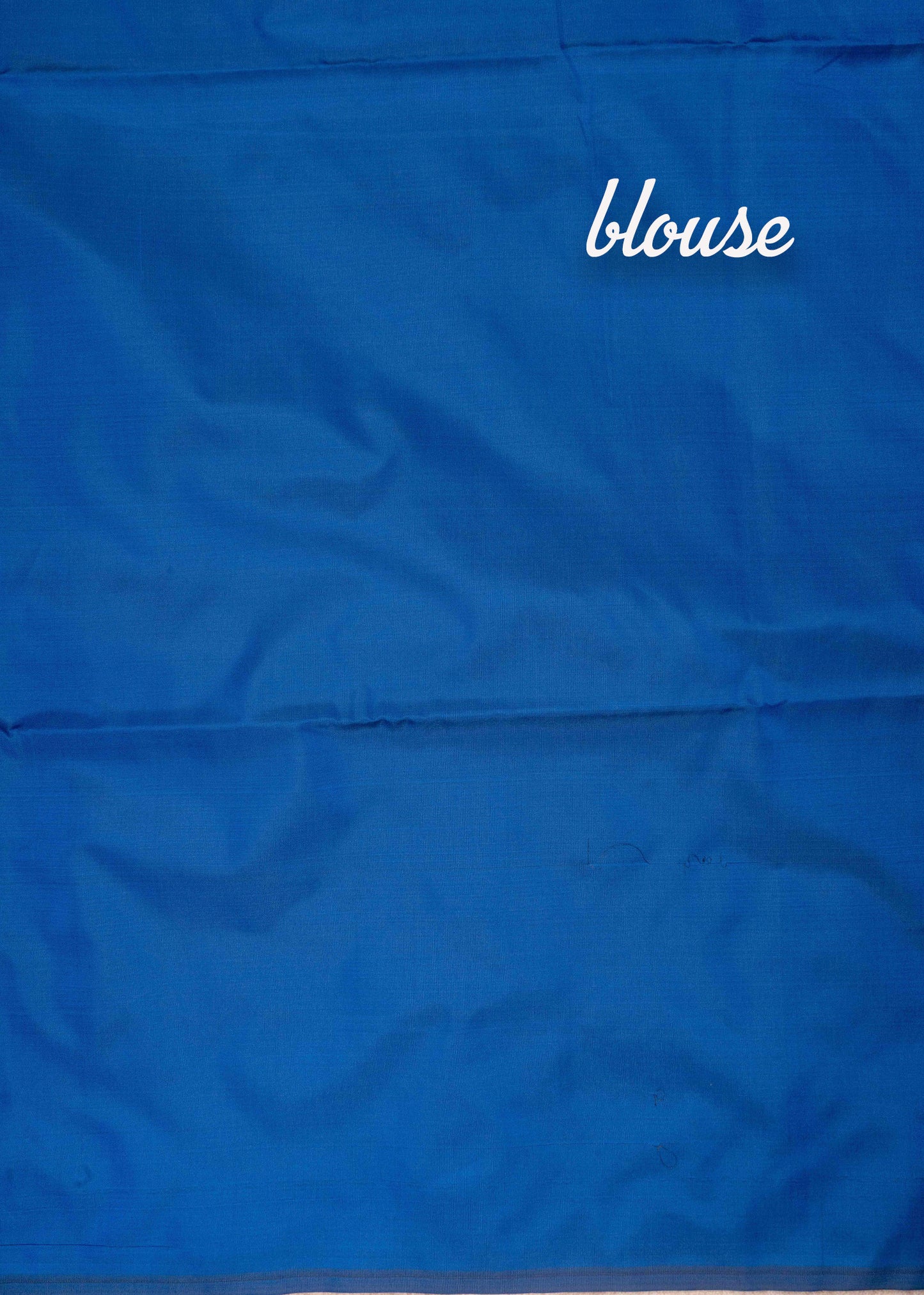 Maroon Colour Semi Soft Silk Saree With Royal Blue Blouse