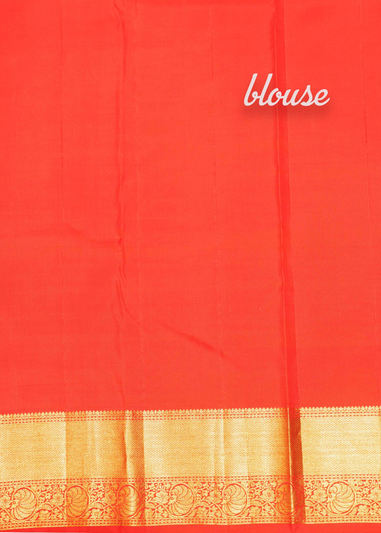 Red Colour Kanjivaram Pure Silk Saree With Self Border