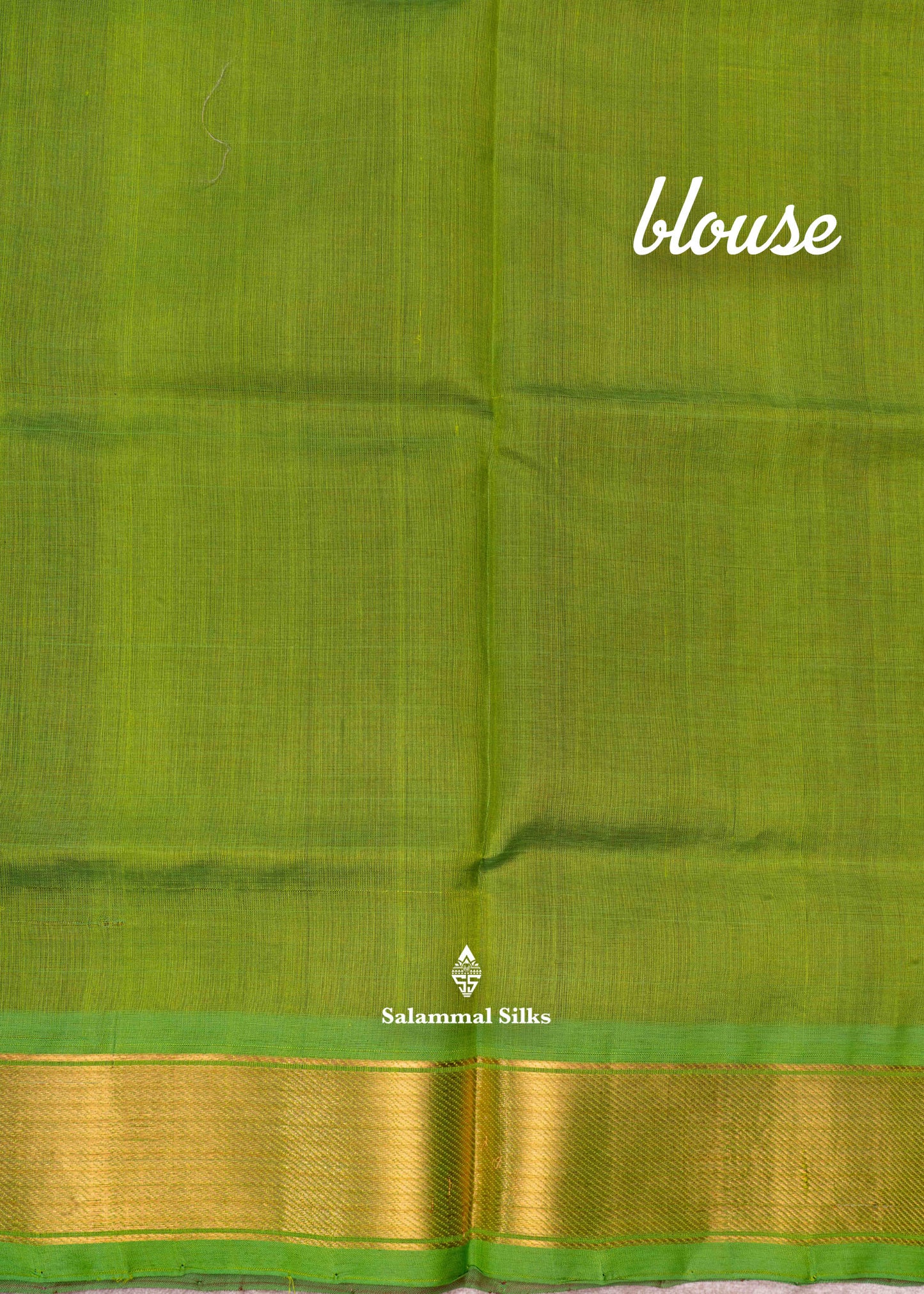 Dark Maroon Pure Silk Cotton Saree With Olive Green Blouse