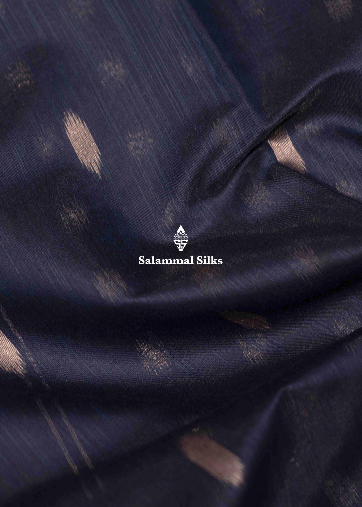 Navy Blue Colour Cotton Mix Saree With Fancy Border