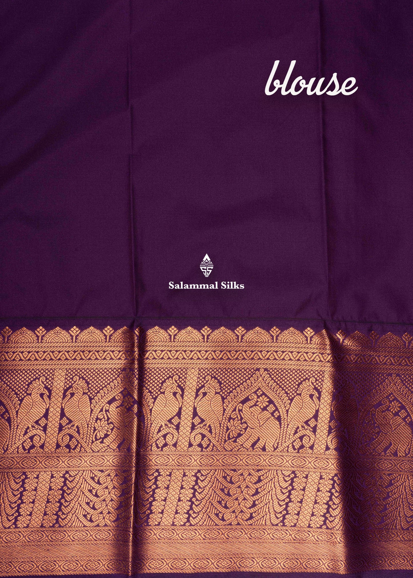 Mustard Yellow Semi Silk Saree With Violet Colour Border