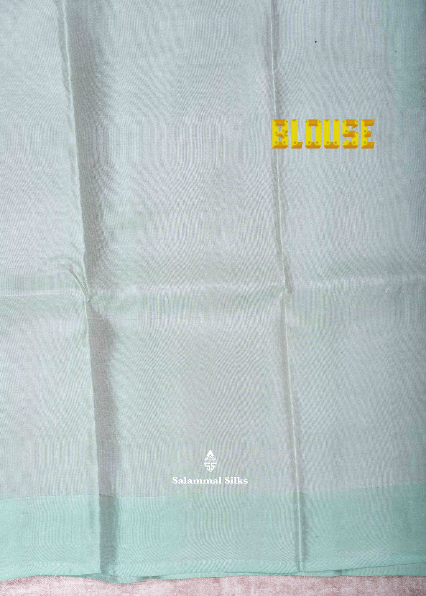 Kanjivaram Pure Silk Saree Cream With Green White Blouse
