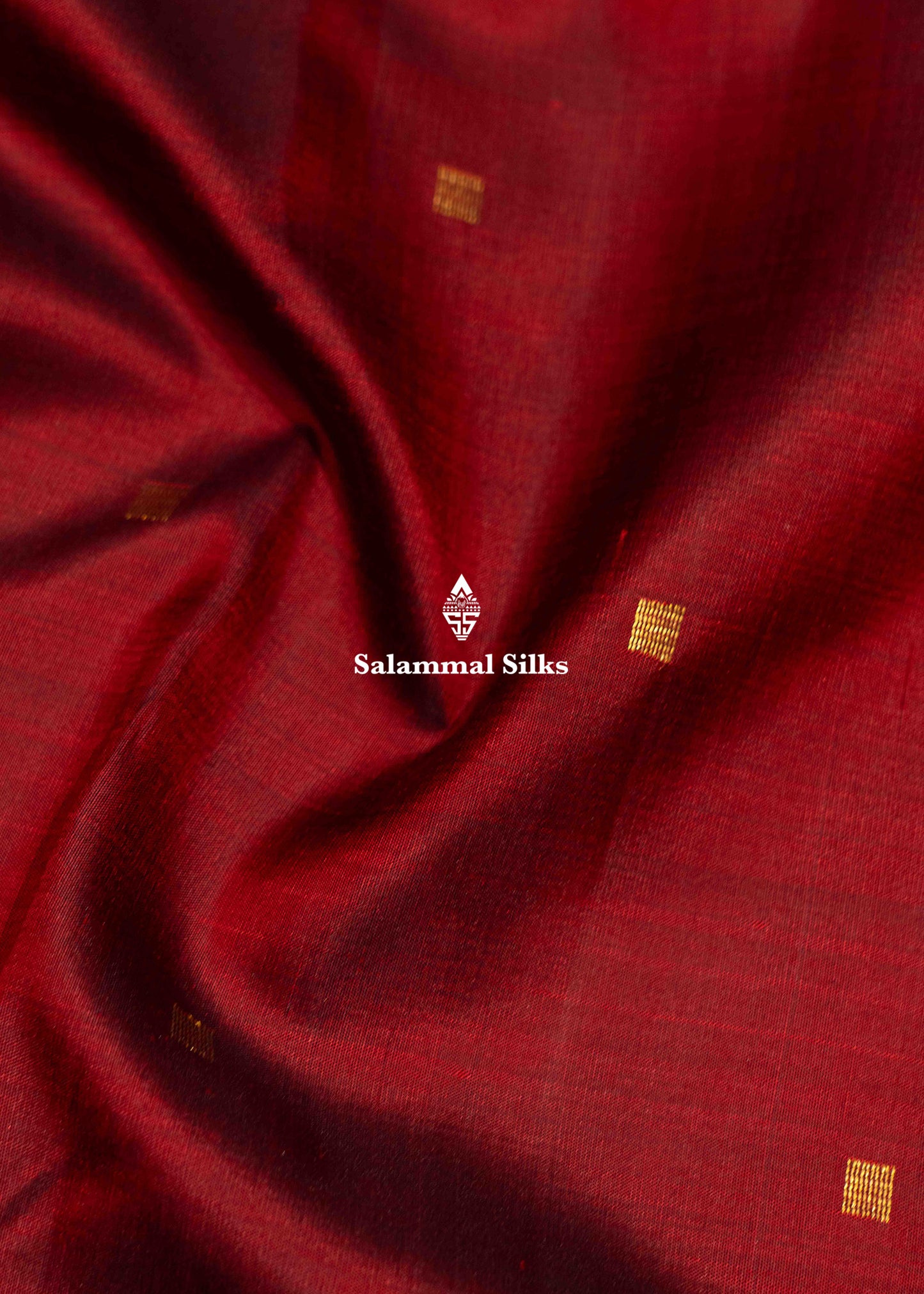 Dark Maroon Colour Kanjivaram Pure Silk Saree With Small Border
