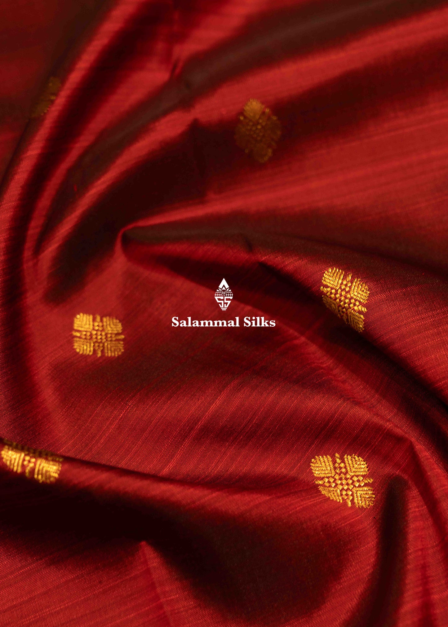 Korvai Maroon Colour Kanjivaram Pure Silk Saree With Mustard Yellow Border