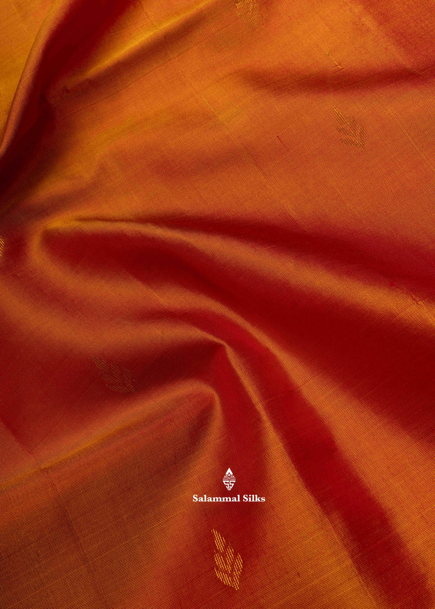 Pure Kanjivaram Orange Colour Soft Silk Saree With Fancy Border