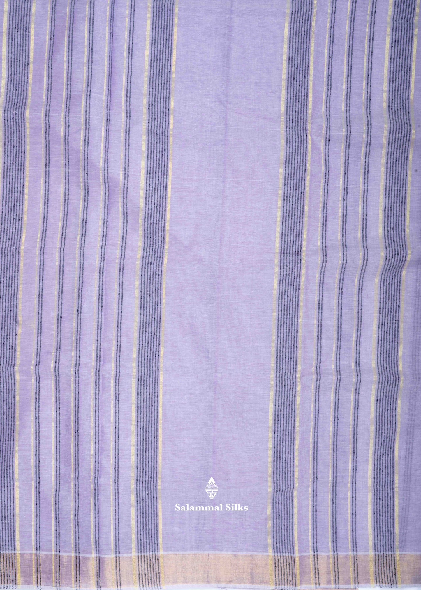 Light Lavender Beautiful Pure Cotton Saree With Blouse