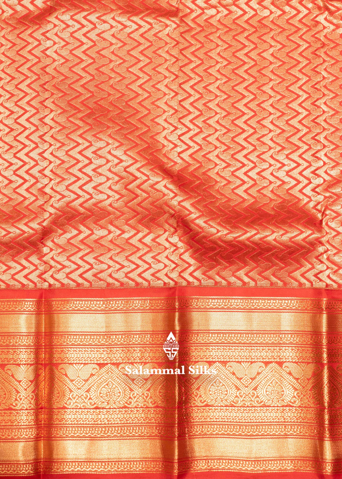 Yellow Colour Pure Kanjivaram Silk Saree With Red Border