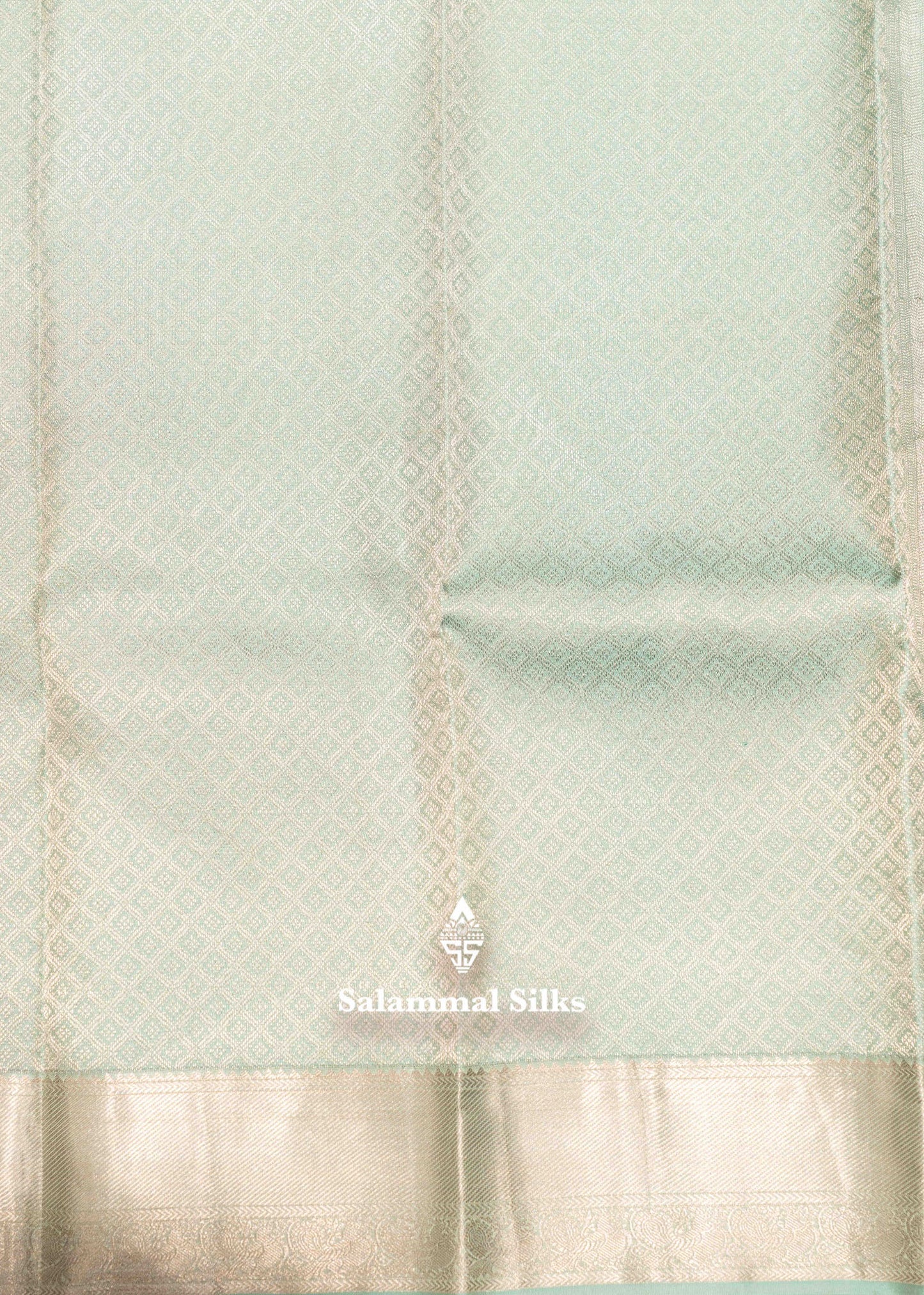 Purple Colour Kanjivaram Pure Silk Saree With Silver Zari Small Traditional Border