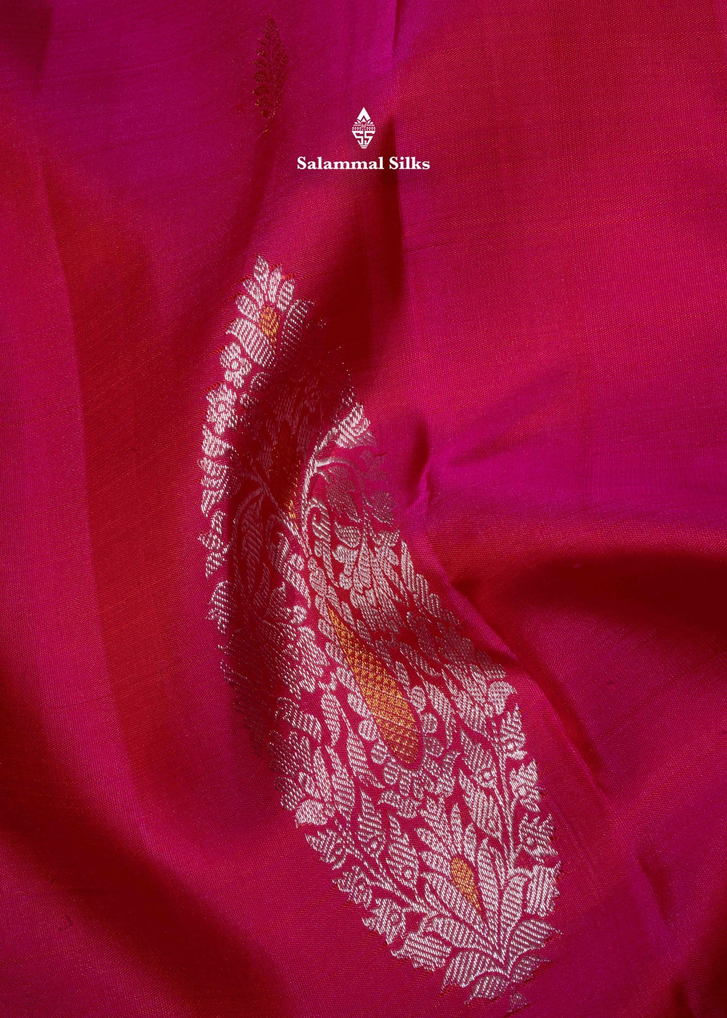 Kanjivaram Pink Colour Fancy Pure Silk Saree WithOut Border