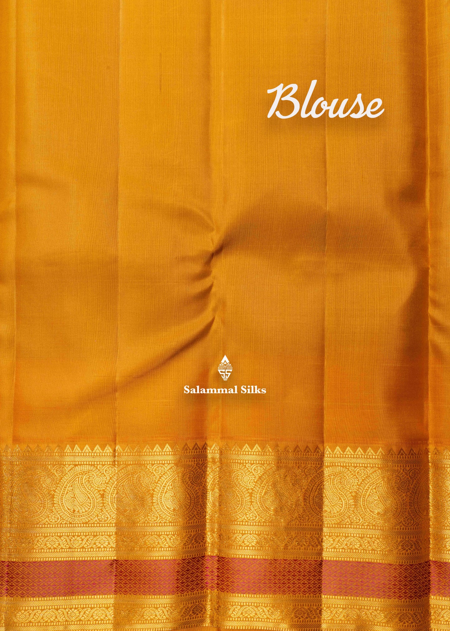 Kanjivaram Bottle Green Checks Pure Silk Saree With Mustard Yellow Border
