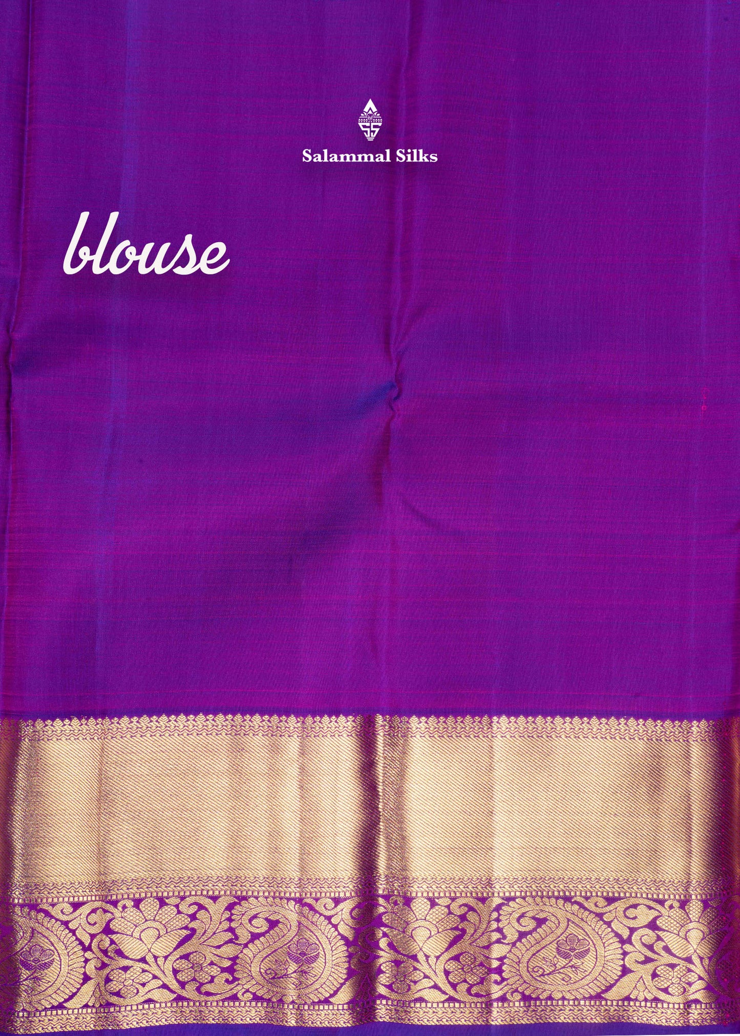 Kanjivaram Pink Colour Pure Silk Saree With Violet Blouse