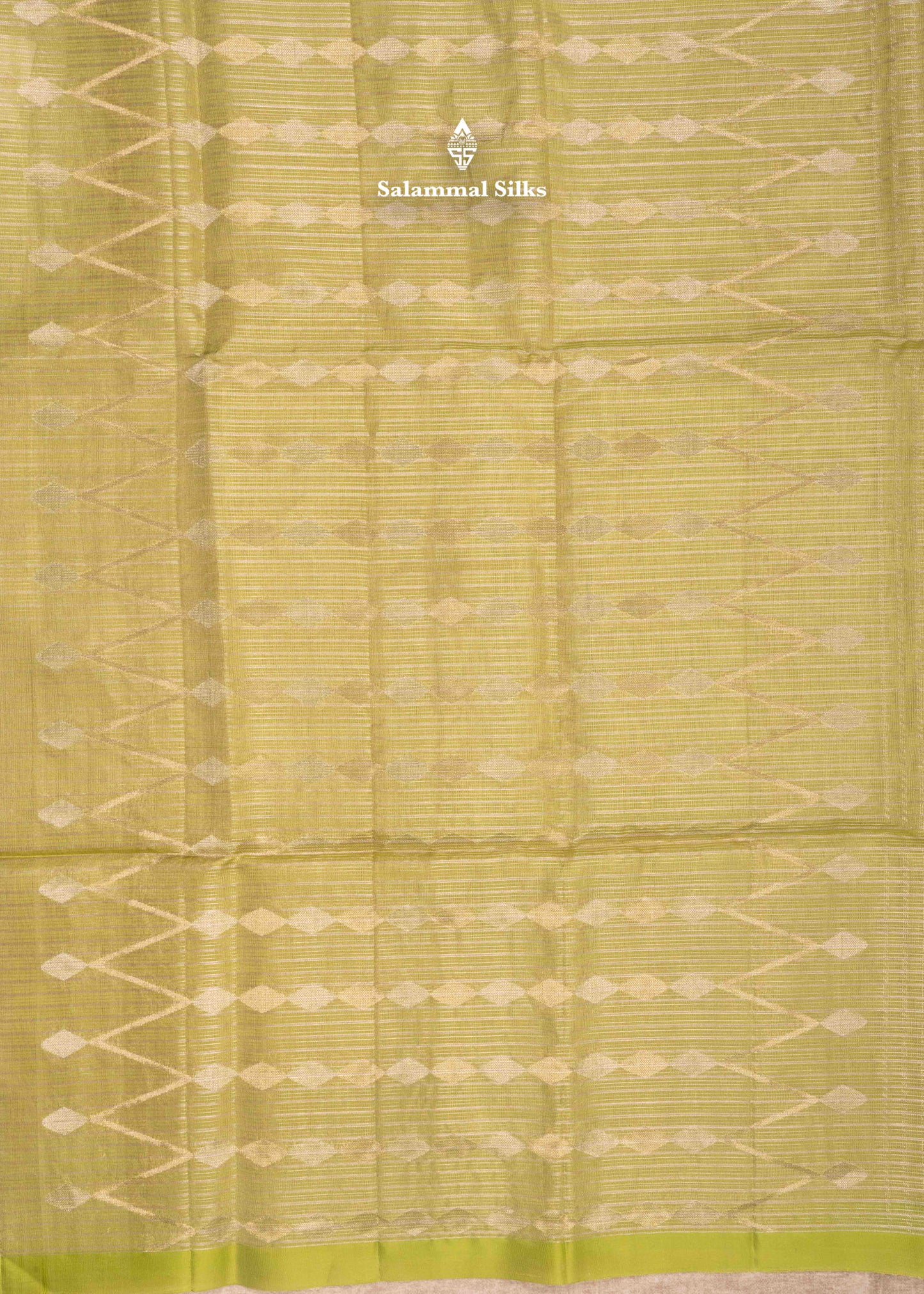 Kanjivaram Pista Green Colour Kora Pure Silk Saree With Blouse