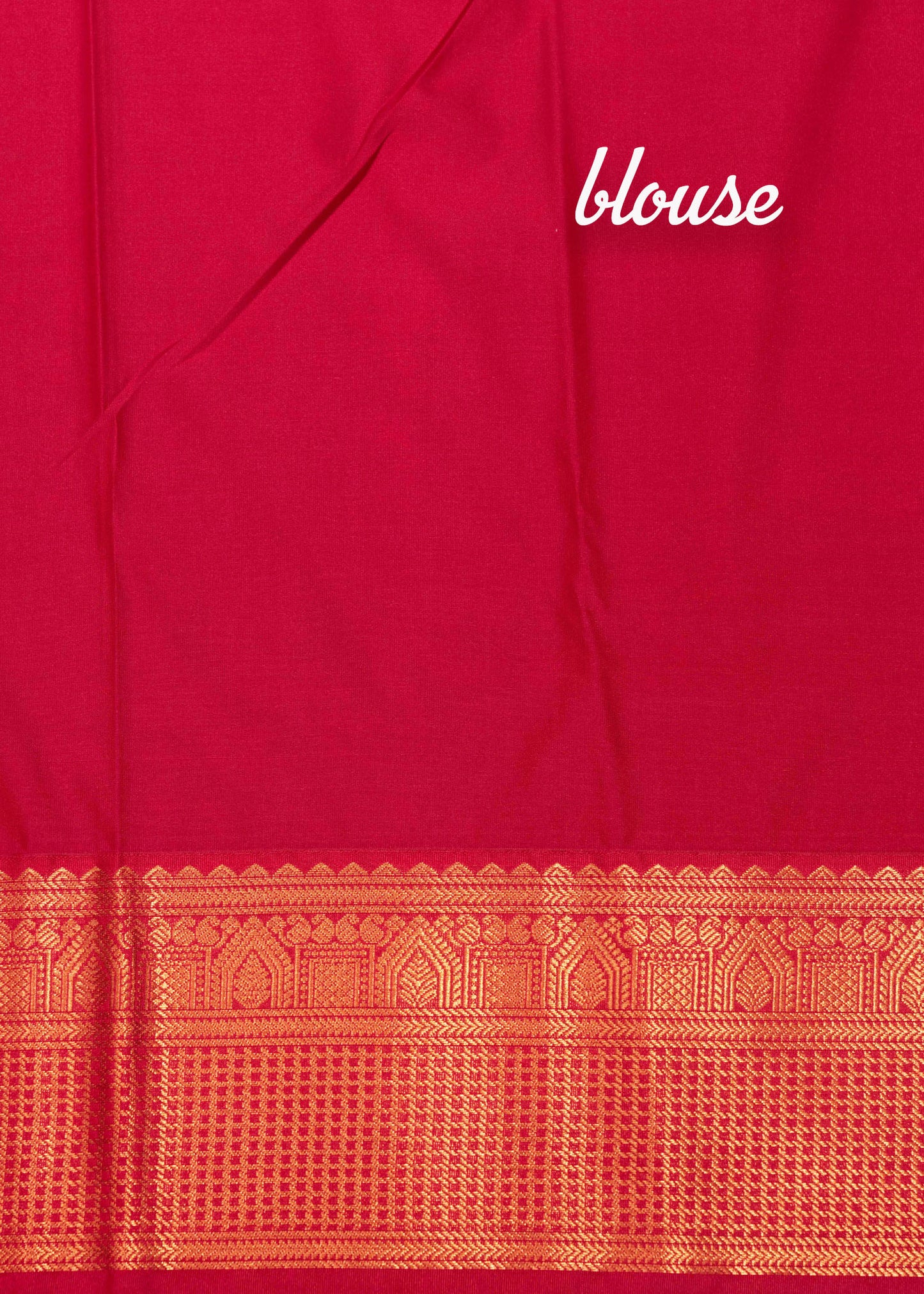 Sandal Colour Small Checks Semi Silk Saree With Pink Border
