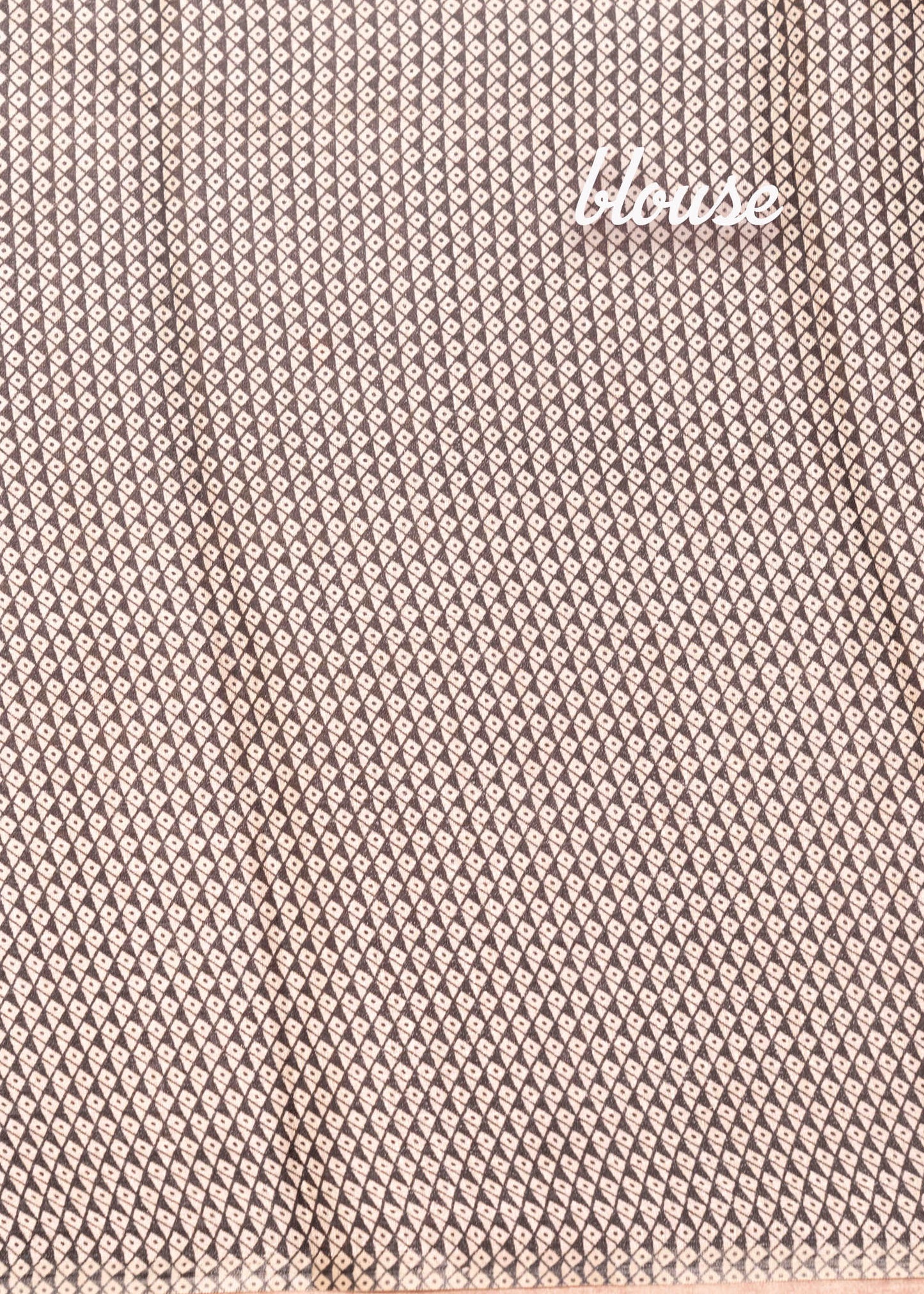 Brown Colour Fancy Semi Tussar Saree With Blouse