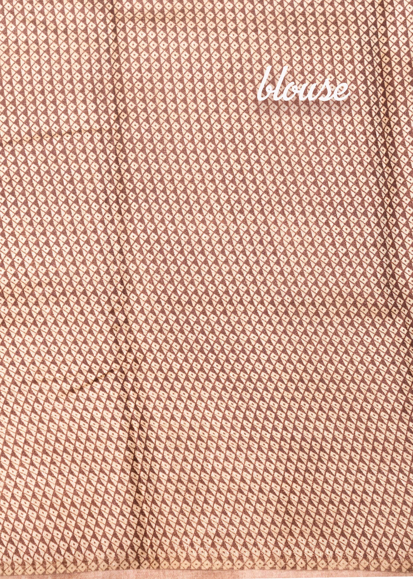 Brown Colour Fancy Semi Tussar Saree With Blouse