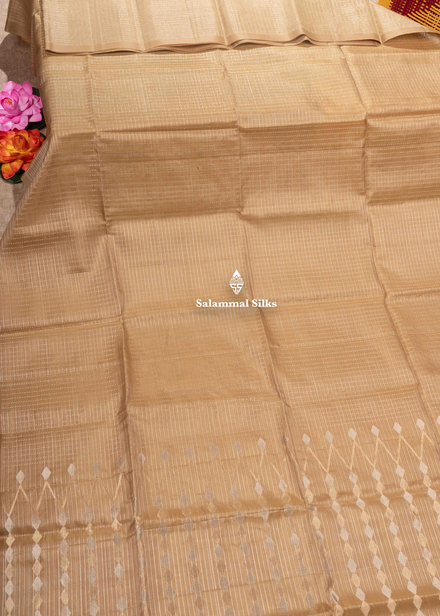 Kanjivaram Pista Green Colour Kora Pure Silk Saree With Blouse
