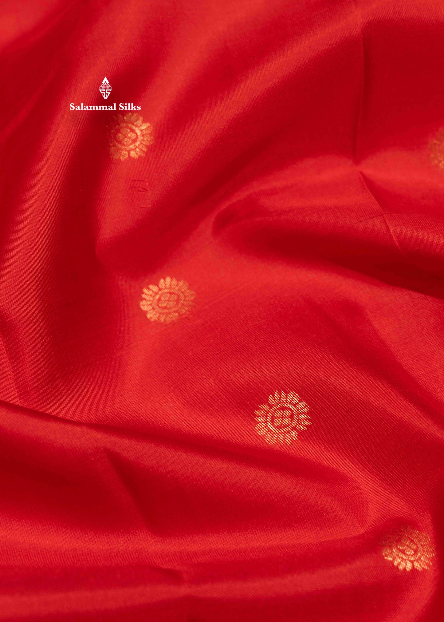 Red Colour Pure Kanjivaram Silk Saree With Double Border