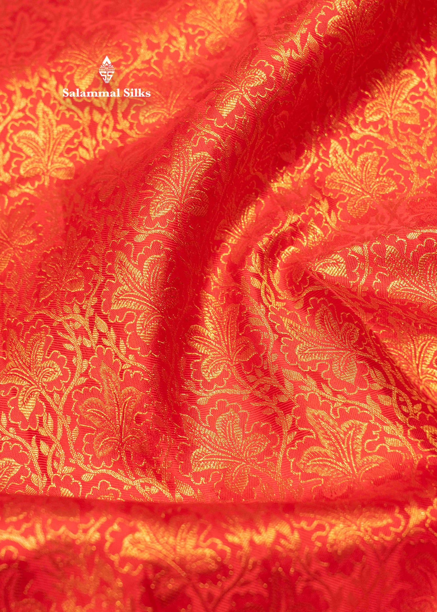 Red Colour Kanjivaram Pure Silk Saree With Self Border