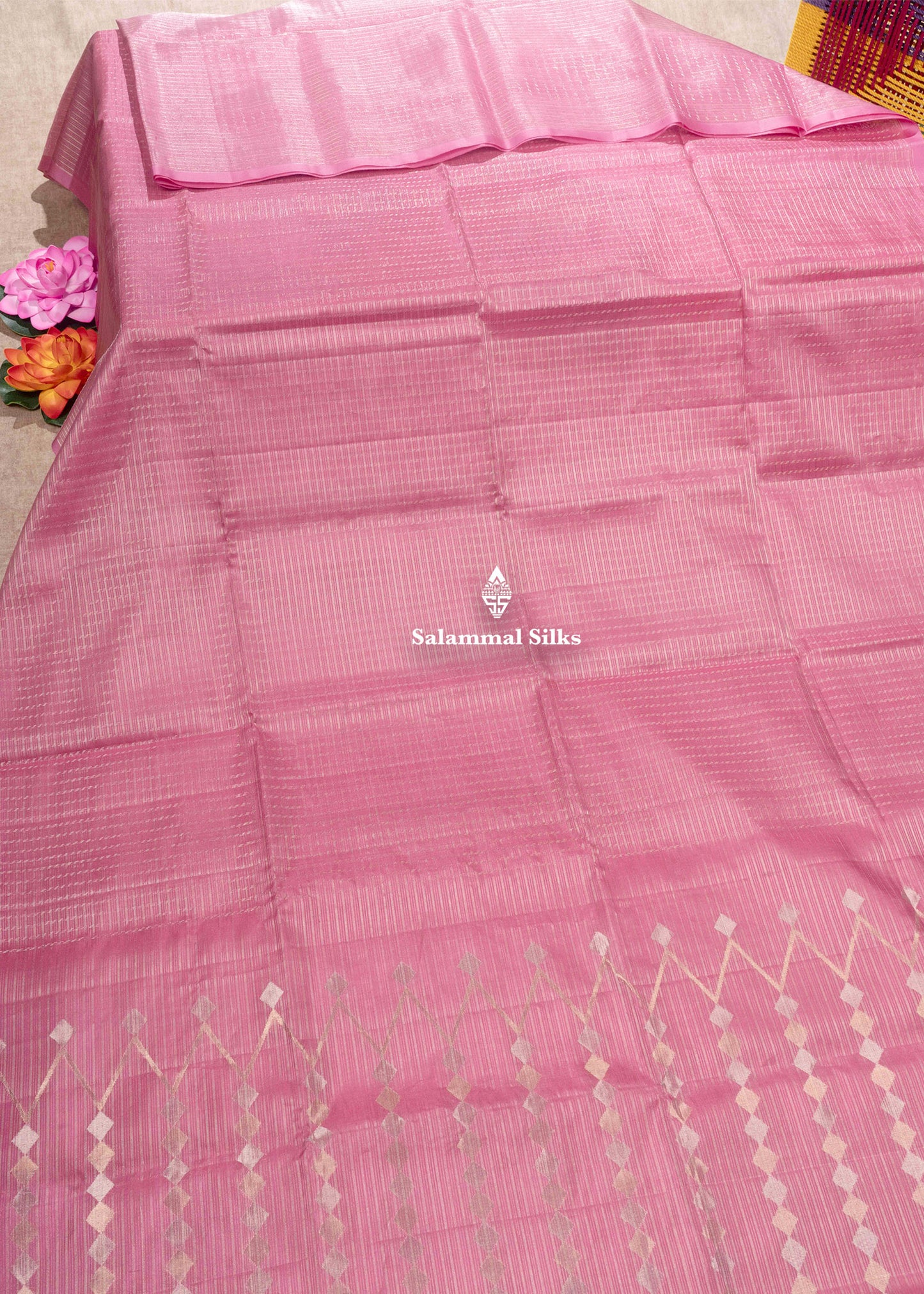 Kanjivaram Pista Green Colour Kora Pure Silk Saree With Blouse