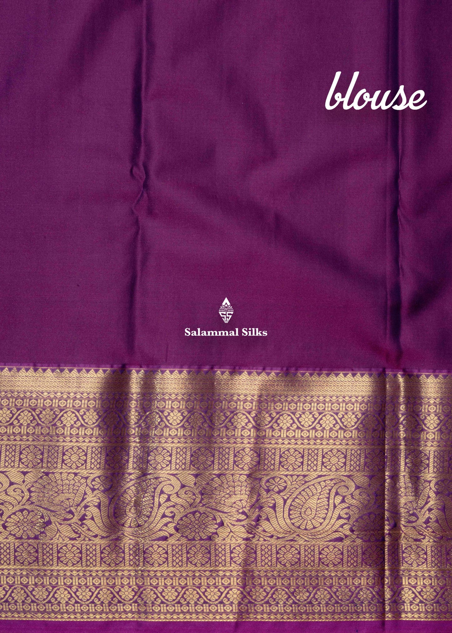 Peacock Green Semi Silk Saree With Violet Blouse