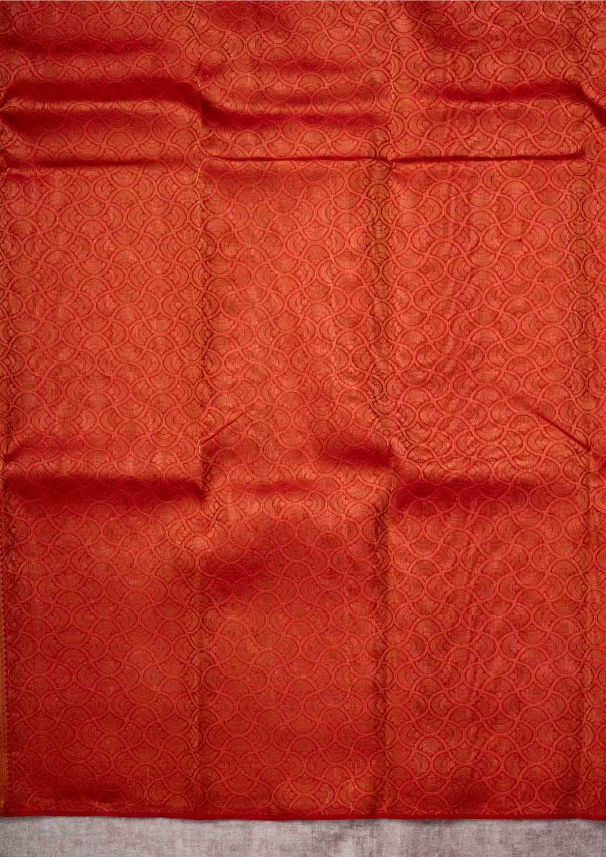 Kanjivaram Pure Silk Saree Red Colour WithOut Fancy Border