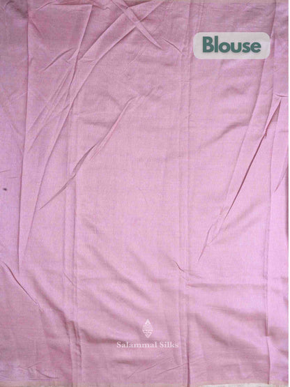 Pink color Tussar small border Fancy Saree with blouse