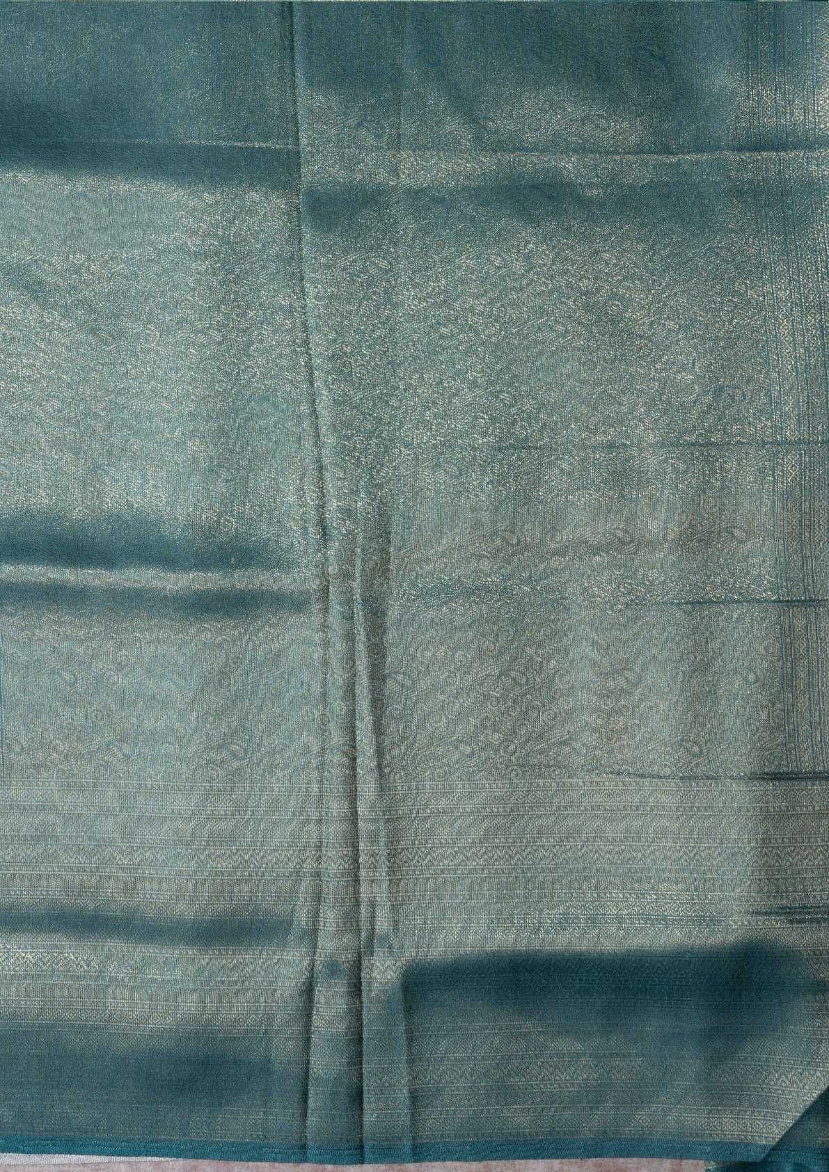 Fancy Soft Tissue Saree Pink With Grand Blouse