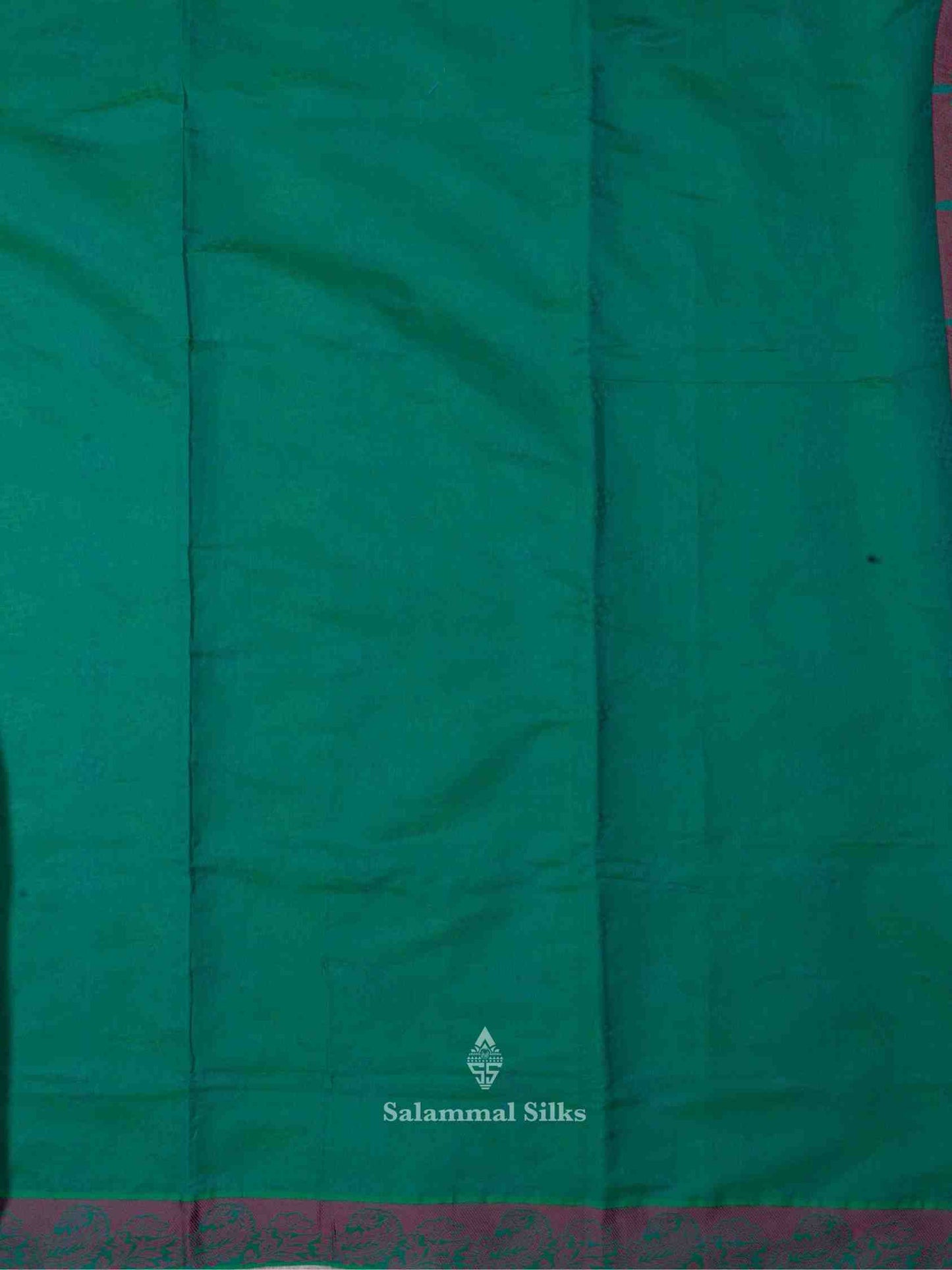 Green Color Cotton Saree with Thread Border