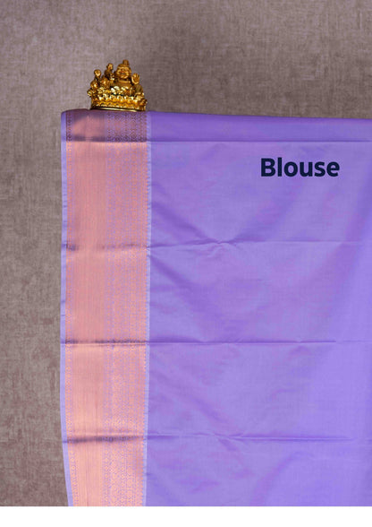 Mustard Yellow Checks Semi Silk Saree With Magenta Blouse