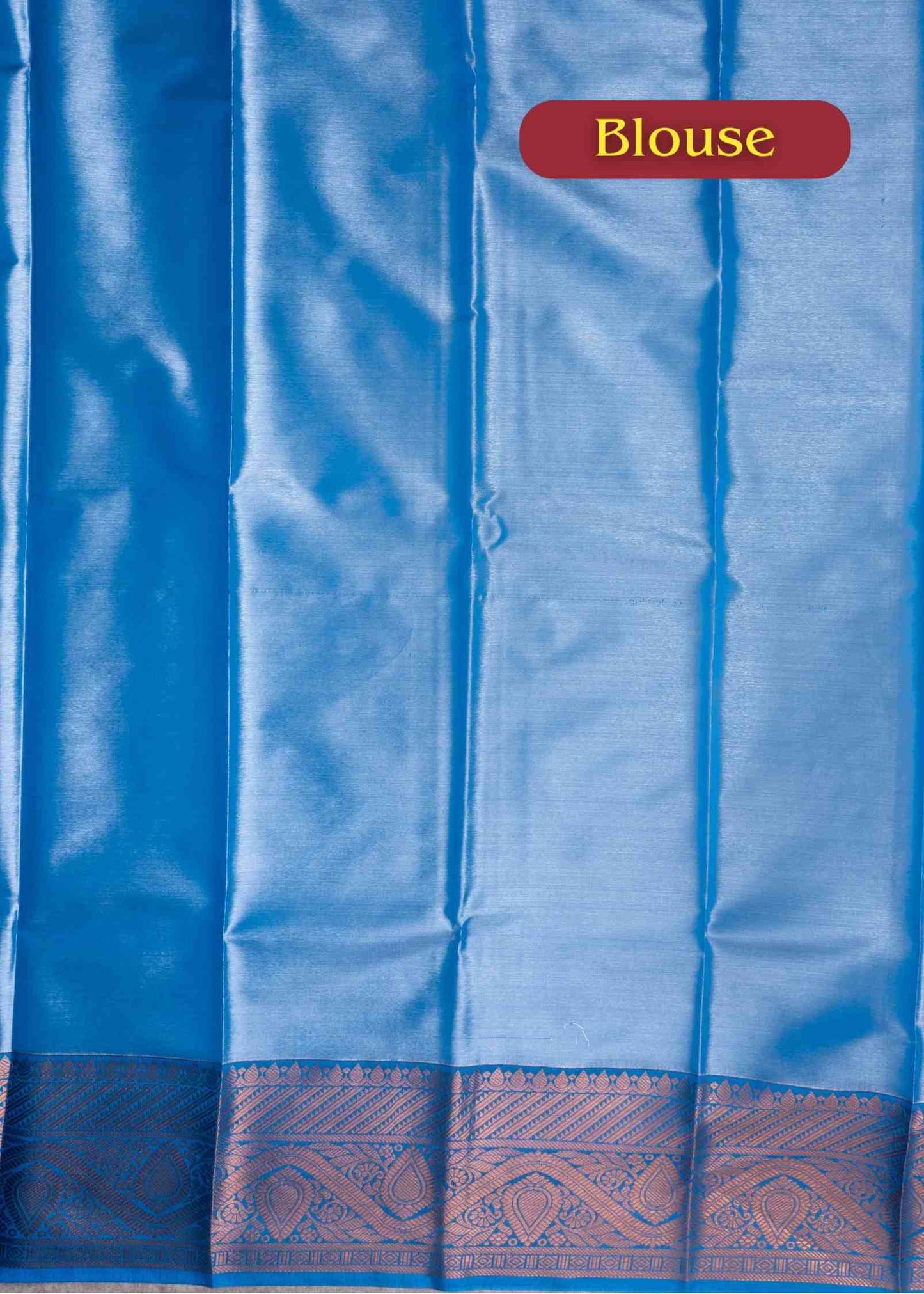 Beige Tissue Bridal Semi Silk Saree With Bottle Green Border