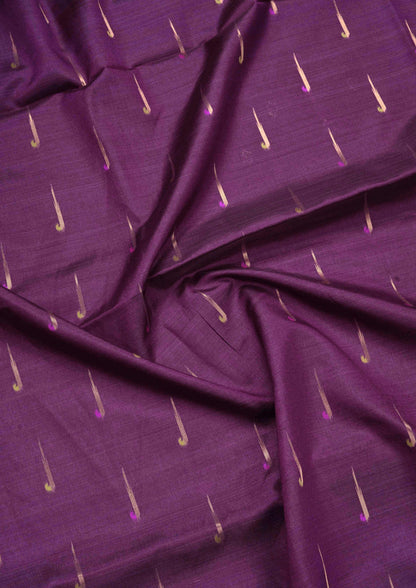 Konkan Semi Silk Saree Blue Colour With Self Border