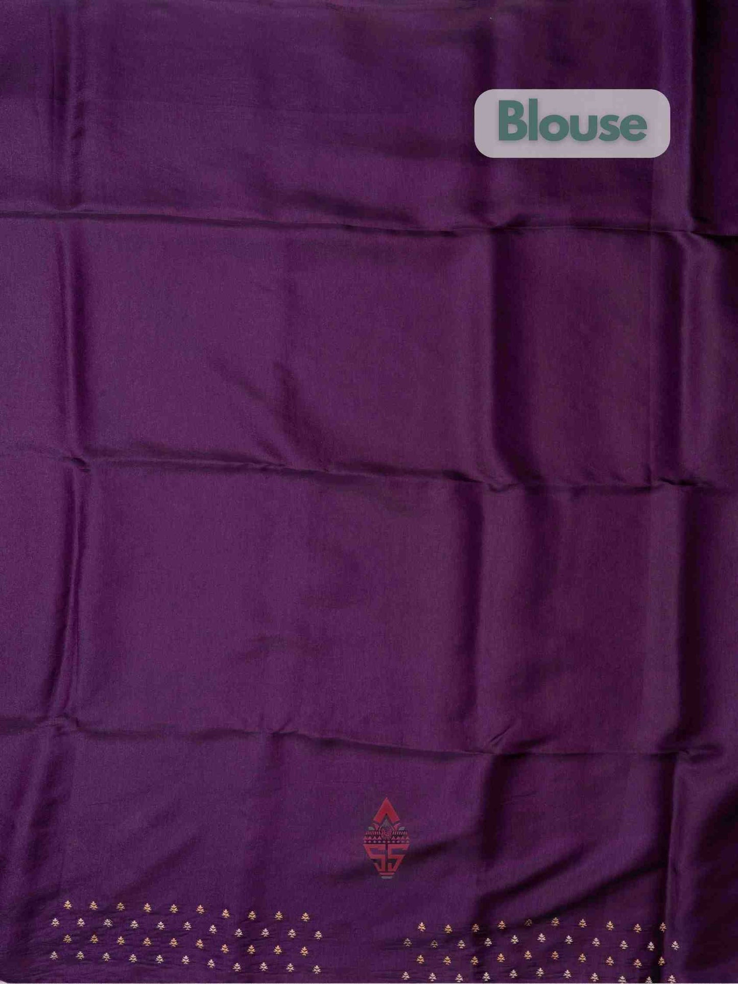 Dark Purple Tussar Fancy Saree