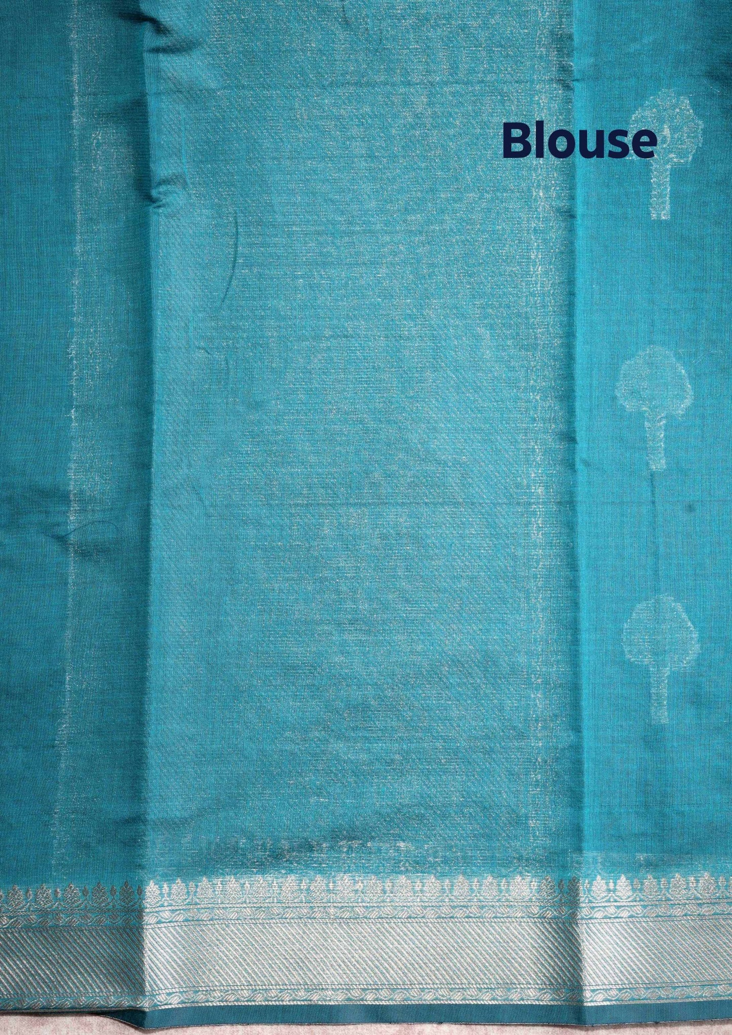 Banaras Fancy Linen Mix Violet Saree With Blouse