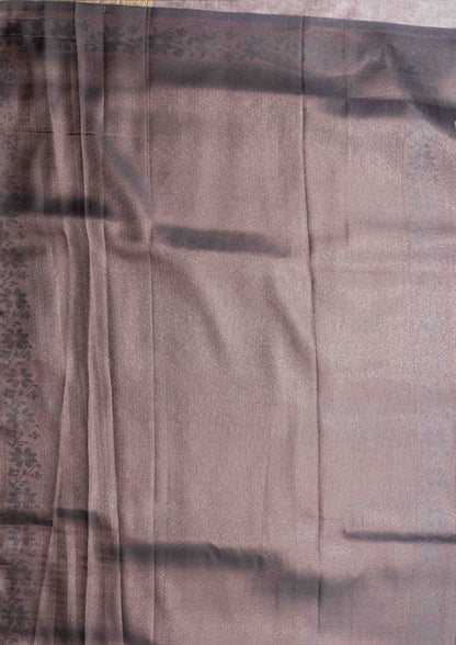 Fancy Soft Tissue Saree Ice Blue With Grand Blouse