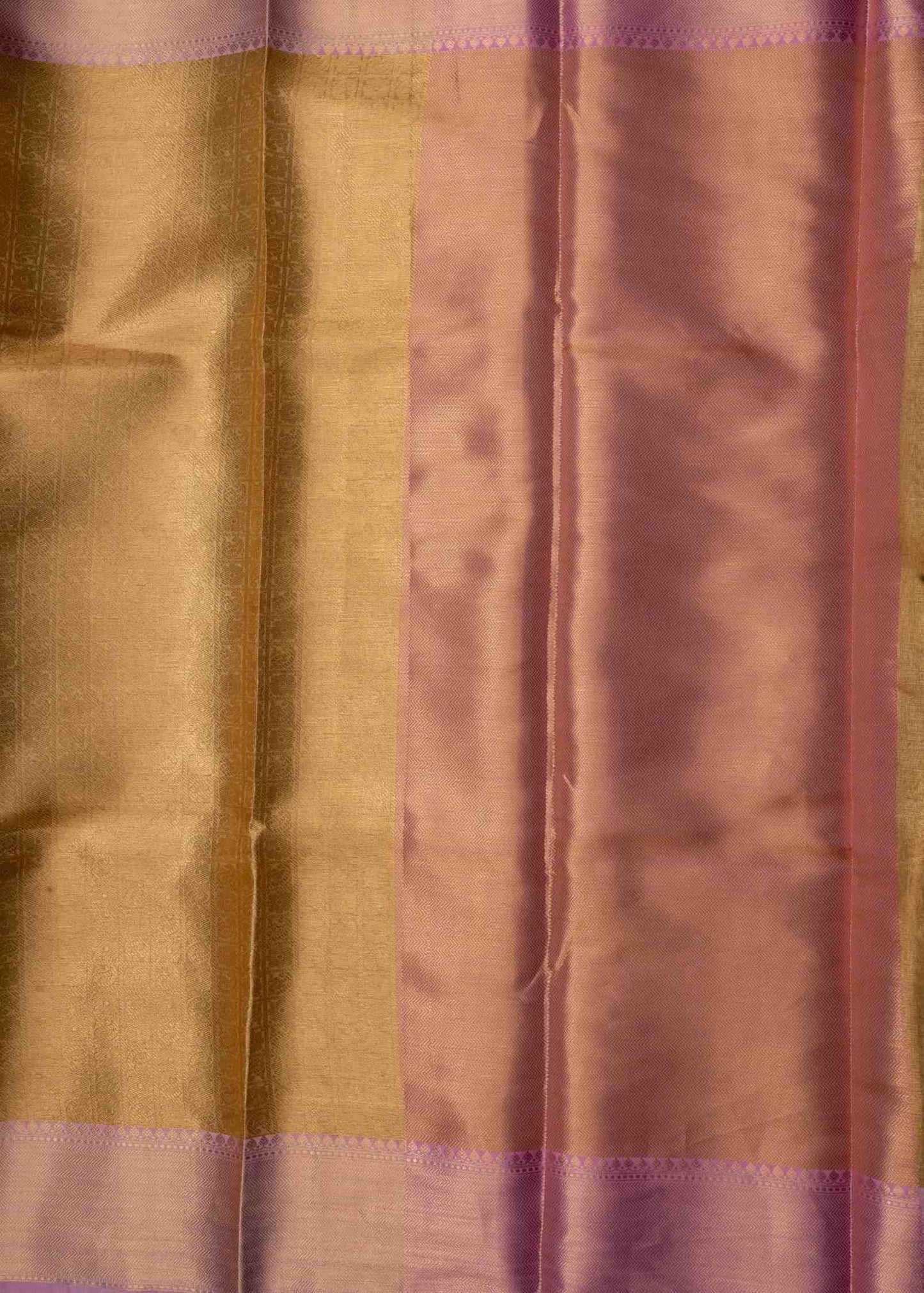 Celebrity Tissue Saree Light Gold With Baby Pink Grand Blouse