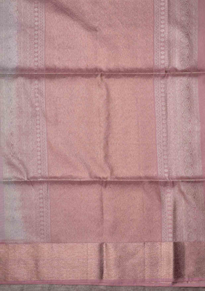 Onion Pink Pure Soft Silk Saree With Baby Pink Blouse