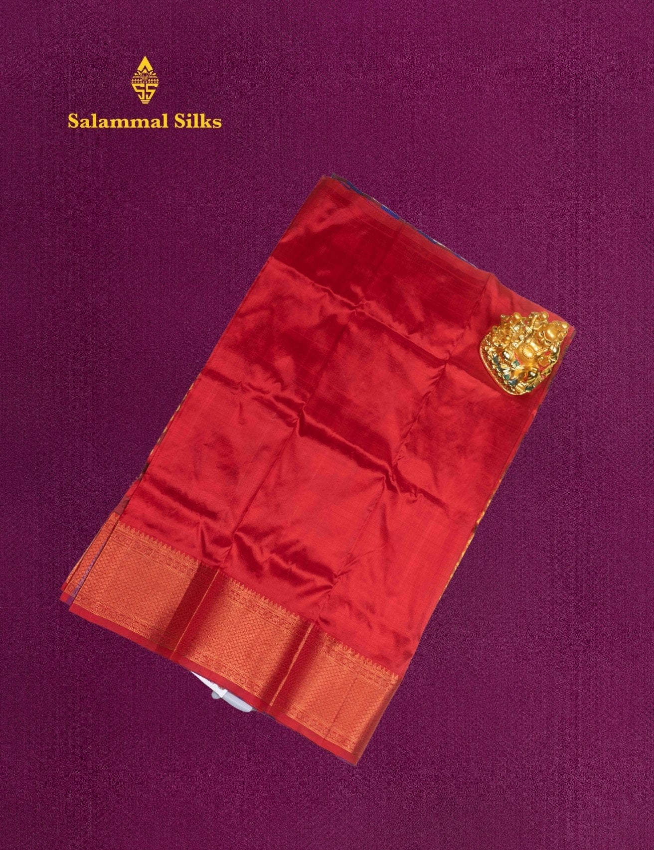 Pure Silk Pattu Pavadai (Multi Colour Checks ) With Red Blouse 27"