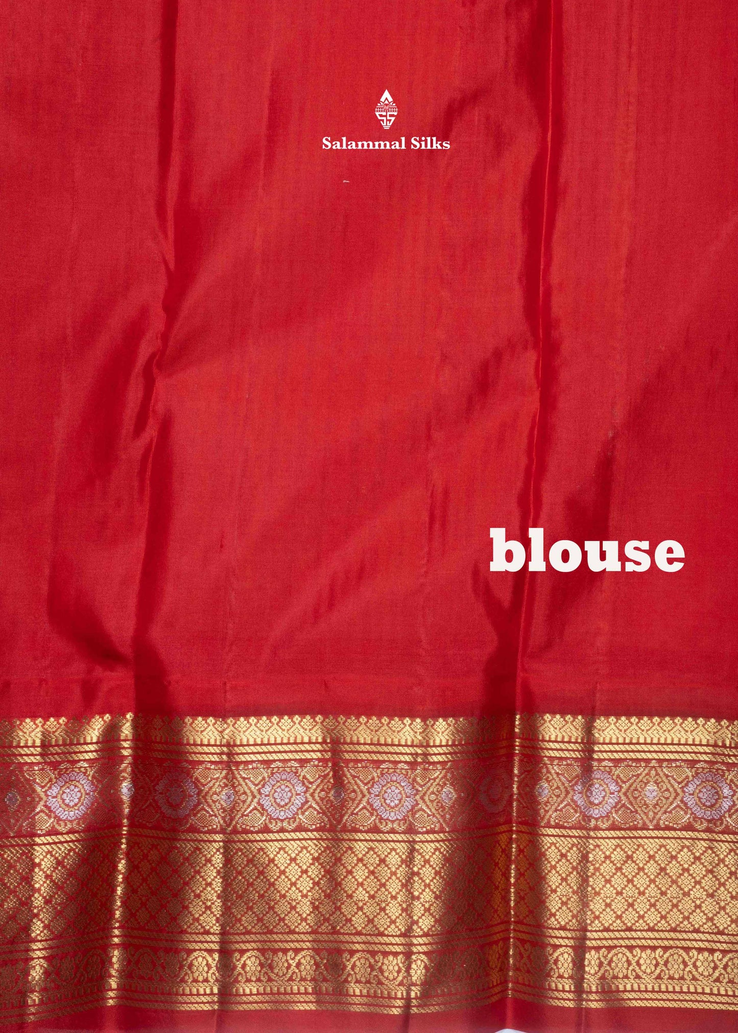 Kanjivaram Half White Pure Silk Saree With Red Blouse