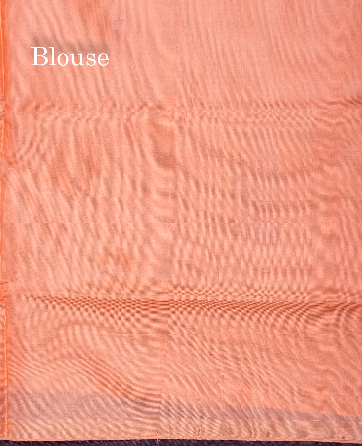 Violet Banana Pinth Saree (Vaazhainaar Pattu) With Contrast Dark Peach Blouse