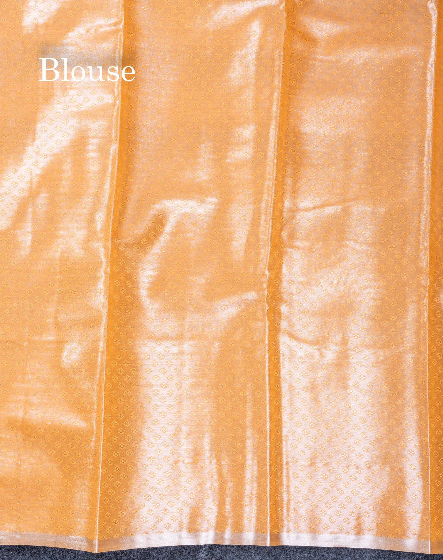 Silver Bridal Tissue Semi Silk Saree With Traditional Evening Morning Border