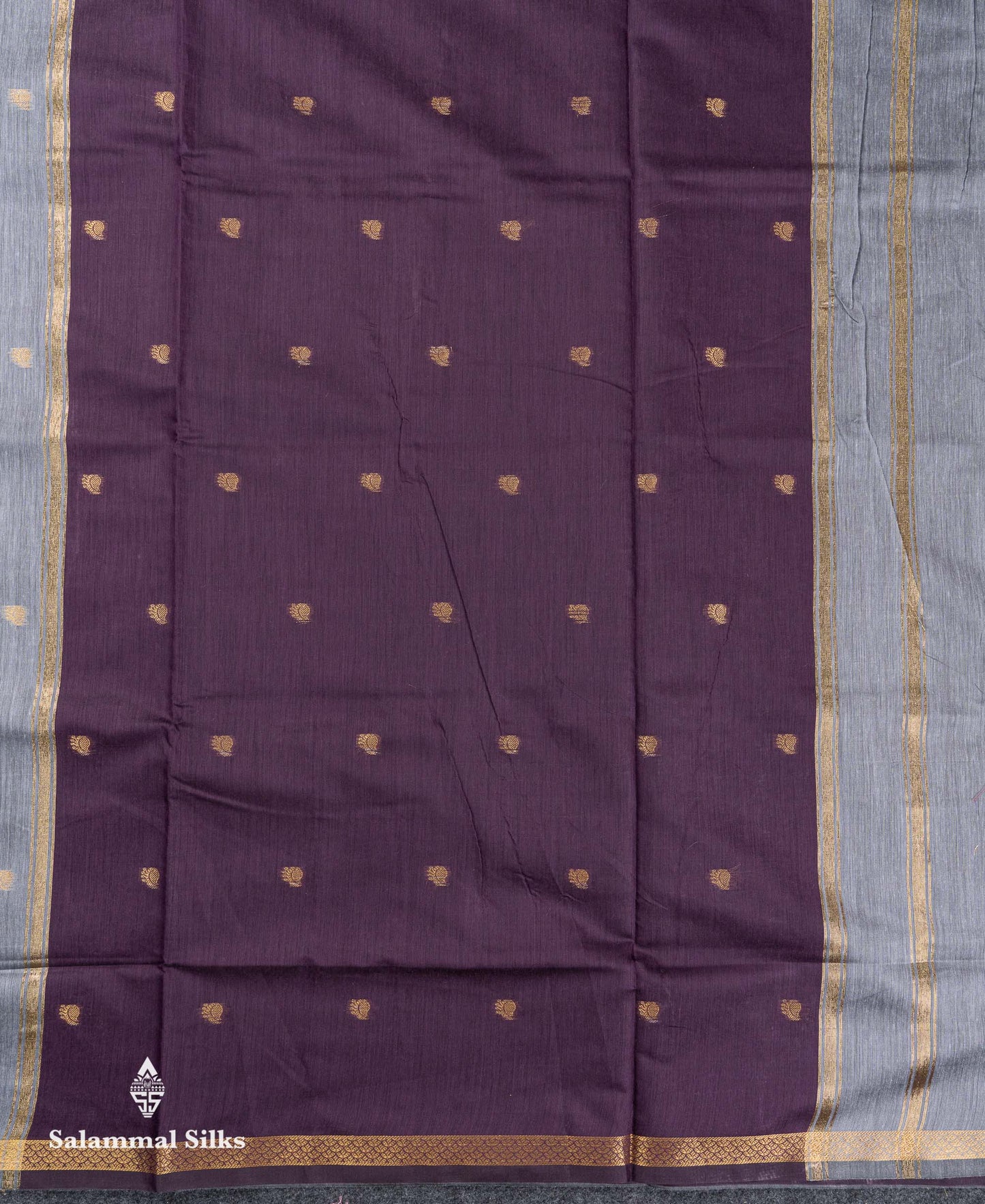 Beautiful Cream Grey Maheshwar Cotton Saree With Contrast Pink Blouse