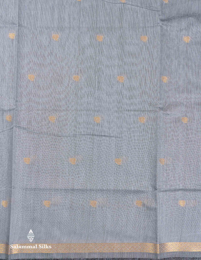 Beautiful Cream Grey Maheshwar Cotton Saree With Contrast Pink Blouse