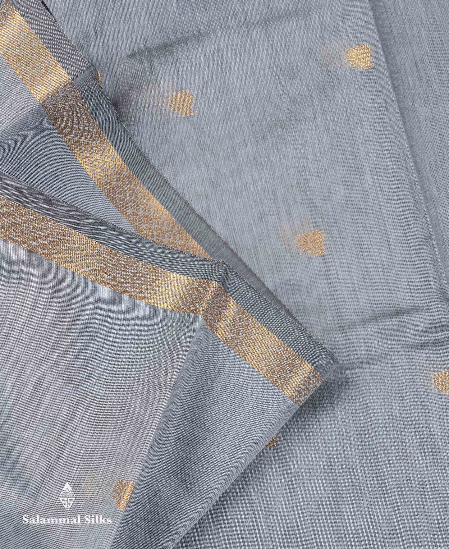 Beautiful Cream Grey Maheshwar Cotton Saree With Contrast Pink Blouse
