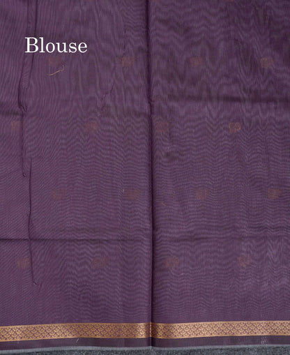 Beautiful Cream Grey Maheshwar Cotton Saree With Contrast Pink Blouse