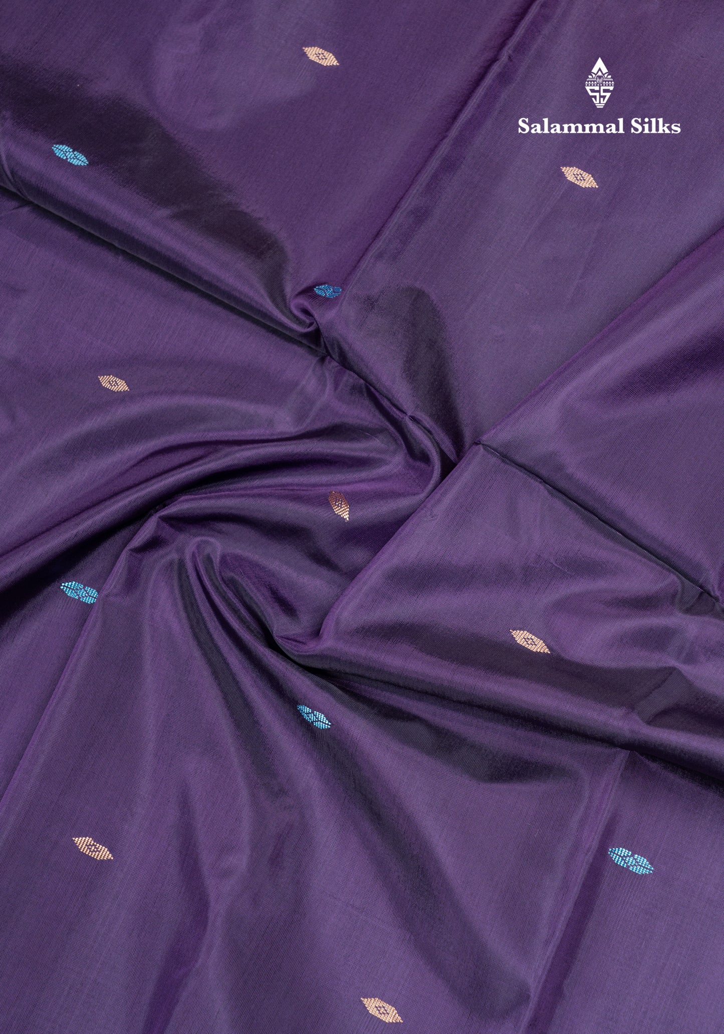 Dark Violet Banana Pinth Saree (Vaazhainaar Pattu) With Contrast Pink Blouse