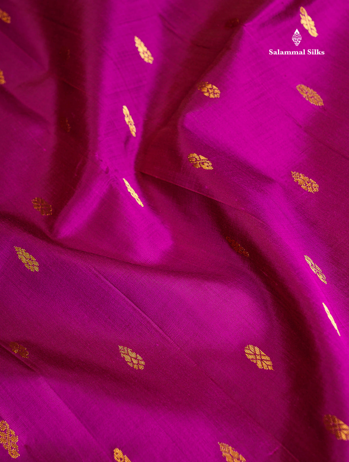 One Side Border Pure Silk Saree - Dual Tone Pink With Contrast Dual Tone Green Traditional Border