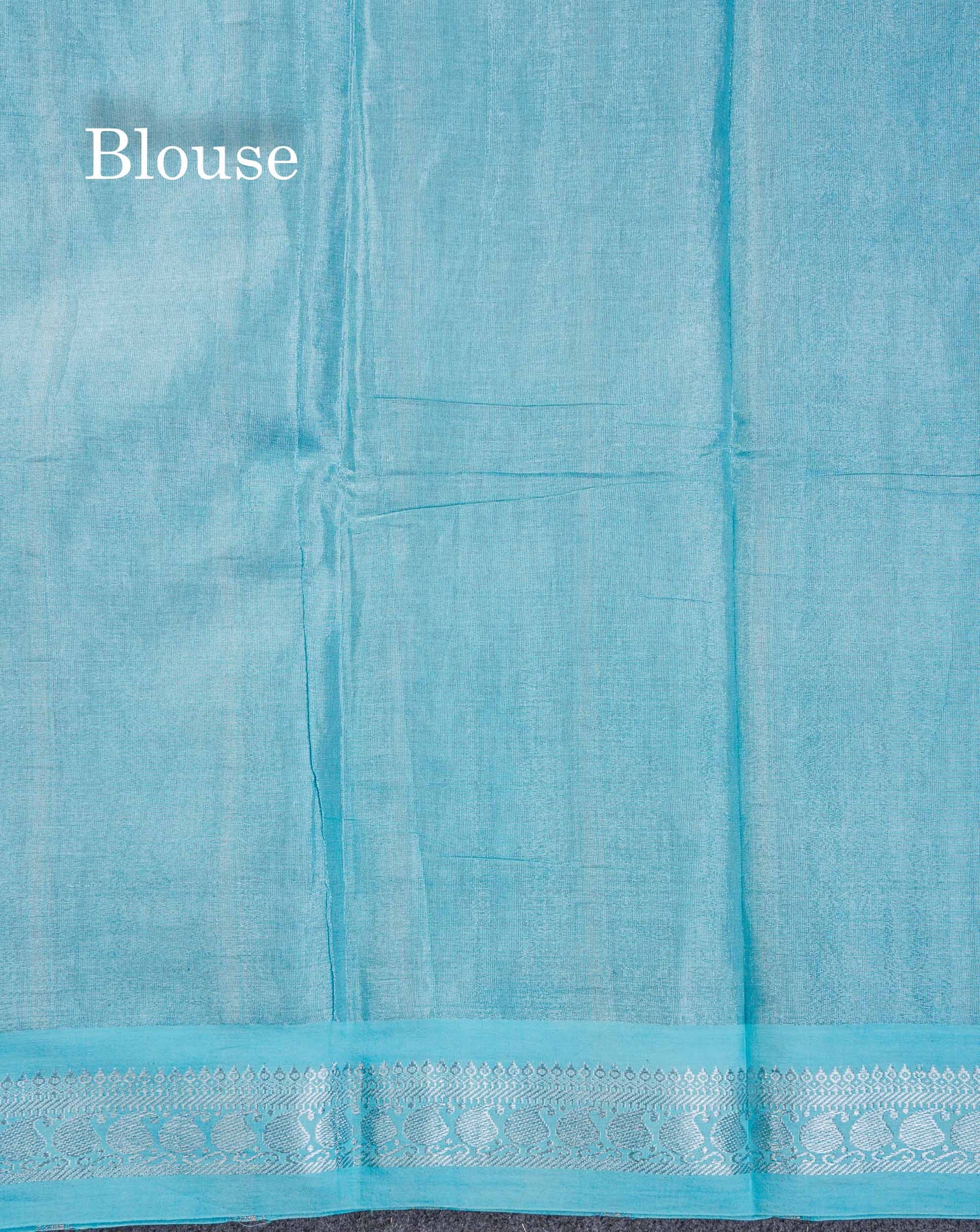 Stunning Pastel Violet Tissue Sungudi Cotton Saree With Small Traditional Silver Zari Border