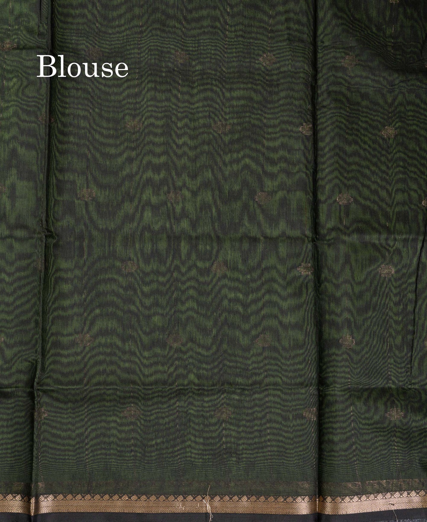 Beautiful Light Grey Stripes With Butta Maheshwar Cotton Saree With Contrast Black Blouse
