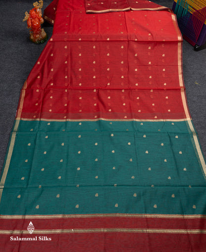 Beautiful Cream Grey Maheshwar Cotton Saree With Contrast Pink Blouse