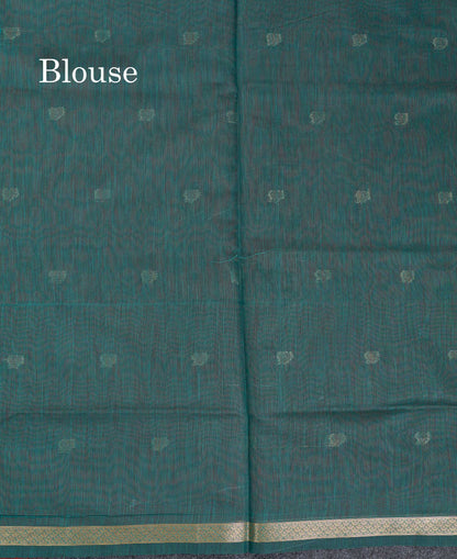 Beautiful Cream Grey Maheshwar Cotton Saree With Contrast Pink Blouse